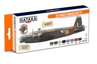 HTK-CS102 RAF Bomber Command paint set 8 x 17ml -- ORANGE LINE