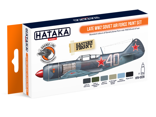 HTK-CS20 Late WW2 Soviet Air Force paint set --> ORANGE LINE farby modelarskie