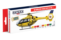 HTK-AS76 Air Ambulance (HEMS) paint vol. 1 set of 8 x 17ml