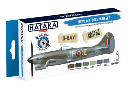 HTK-BS07 Royal Air Force paint set - BLUE LINE farby modelarskie