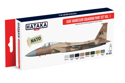 HTK-AS29 USAF Aggressor Squadron paint set vol. 1 farby modelarskie