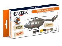 HTK-CS19 US Army Helicopters Paint Set -- ORANGE LINE 6 x 17ml