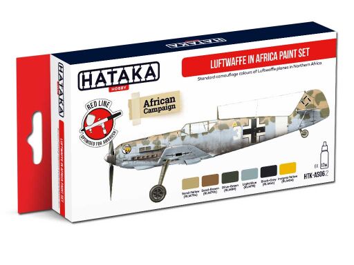 HTK-AS06.2 Luftwaffe in Africa paint set farby modelarskie