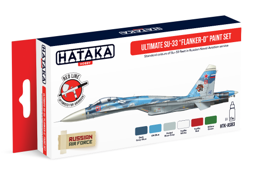 HTK-AS83 Ultimate Su-33 Flanker-D paint set farby modelarskie