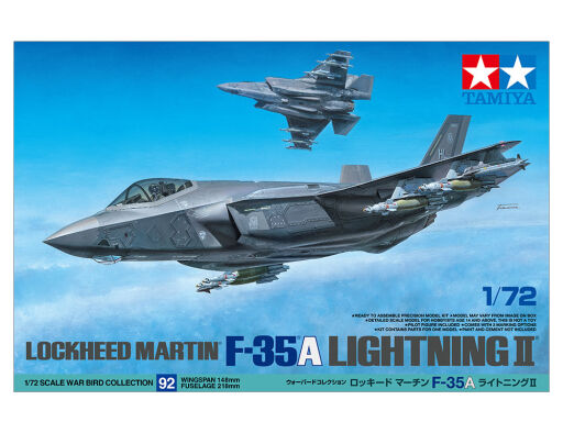 Tamiya 60792 Lockheed Martin F-35A Lightning II 1/72!