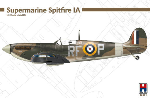 H2K32001 Supermarine Spitfire IA, ex Revel + Cartograf, pMask, resin
