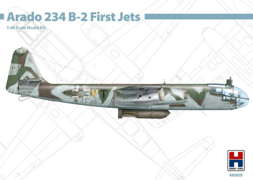 H2K48009 Arado 234 B-2 First Jets ex-Hasegawa!