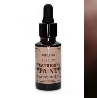 MWE017 Weatkering paint : Burnt metal 30ml