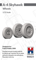 H2K90021 A-4 Skyhawk Wheels 1/72.