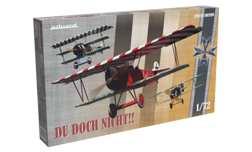 EDU2135 Du doch nicht!! Albatros D.V, Fokker Dr. I & Fokker D.VII 1/72 Limited Edition!