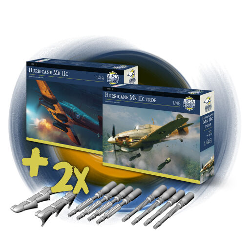 40005 Hurricane Mk IIc trop 1/48 - Bundle- 1a