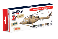 HTK-AS87 British AAC Helicopters paint set of 8 x 17ml
