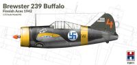 H2K72011 Brewster 239 Buffalo Finnish Aces 1942 ex Hasegawa!
