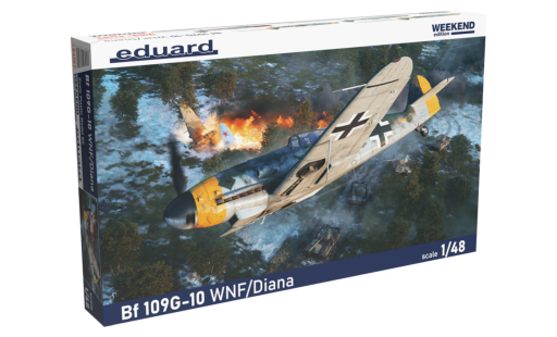 EDU84182 Bf 109G-10 WNF/Diana 1/48 Weekend edition Model samolotu do sklejania