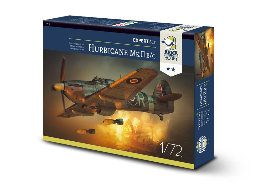 Hawker Hurricane Mk.IIb/c Expert Set 1:72 scale Arma Hobby 70042 