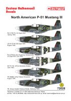 TCH72028 North American P-51 Mustang III decals