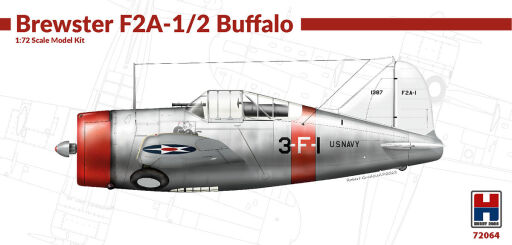 H2K72064 Brewster F2A-1/2 Buffalo.