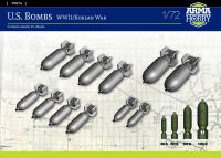 70076 U.S. Bombs WWII/Korean War 1/72.