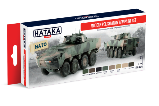 HTK-AS72 Modern Polish Army AFV paint set of 8 x 17ml