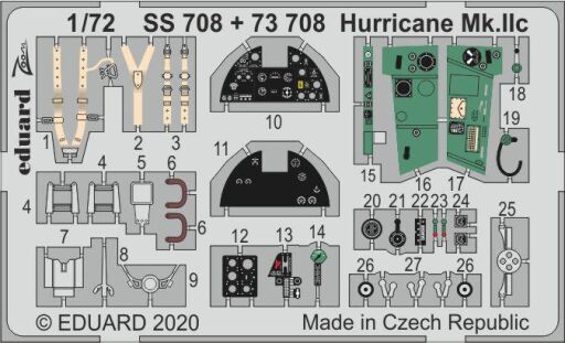 EDUSS708 Hurricane Mk.IIc 1/72!