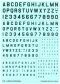 TCH72151 U.S. Letters & Numbers (Black). - 3