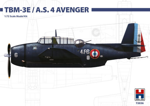 H2K72036 TBM-3E / A.S. Mk. IV  Ex-Hasegawa Model samolotu do sklejania