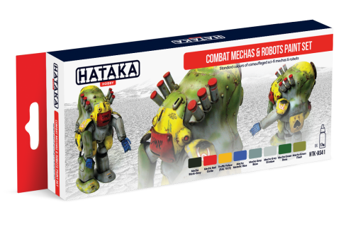 HTK-AS41 Combat Mechas & Robots paint set of 8