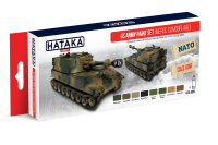 HTK-AS51 US Army paint set (MERDC camouflage) set of 8