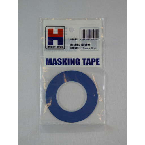H2K80024 Masking Tape For Curves 0.75mm x 18m !
