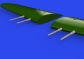 8EDU648925 Hurricane Mk.IIc gun barrels PRINT 1/48 - 2