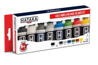 HTK-AS100 Scale Modelling Basic Colours set 8 x 17ml