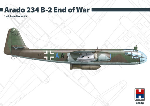 H2K48010 Arado 234 B-2 End of War ex-Hasegawa!