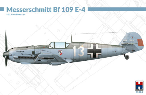 H2K32005 Messerschmitt Bf 109 E-4 ex Dragon + Cartograf!