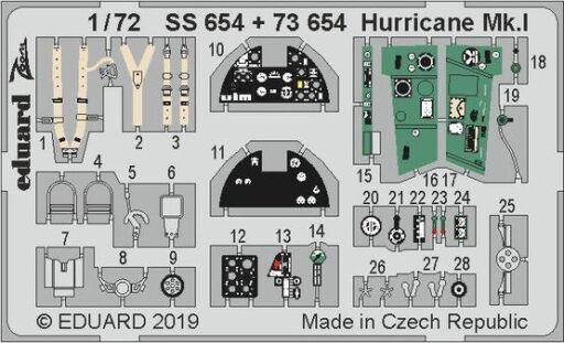 EDU73654 SET Hurricane Mk.I (Arma Hobby) 1/72!