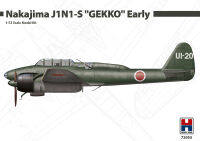 H2K72053 Nakajima J1N1-S "GEKKO" Early ex Fujimi + Cartograf!