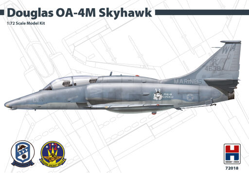 H2K72018 Douglas OA-4M Skyhawk - Samurai Model samolotu do sklejania