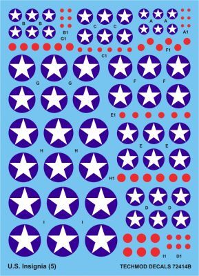 TCH72414 U.S. Insignia Decals