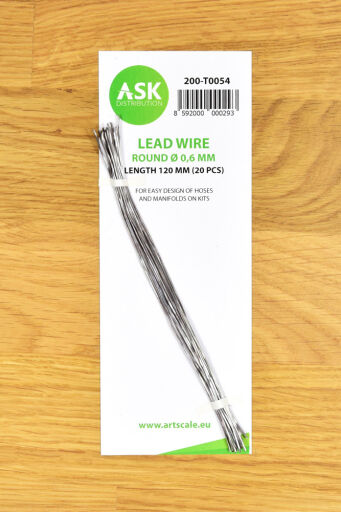 T0054 Lead Wire - Round Ø 0,6 mm x 120 mm (20 pcs.)