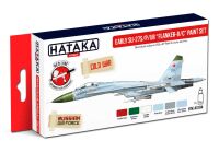 HTK-AS104 Early Su-27S/P/UB Flanker-B/C paint set of 6 x 17ml