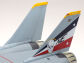 The model features faithful depictions of the vertical stabilizer stiffener plates.