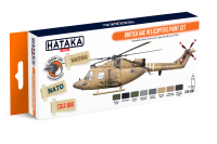 HTK-CS87 British AAC Helicopters paint set 8 x 17ml--> ORANGE LINE