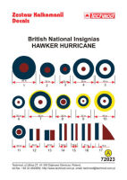 TCH72023 British National Insignias - Hawker Hurricane decals