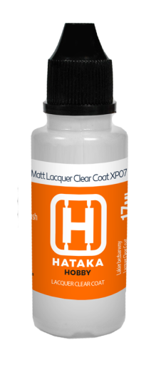 HTK-XP07 Matt Lacquer Clear Coat 17 ml!