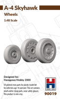 H2K90019 A-4 Skyhawk Wheels 1/48!