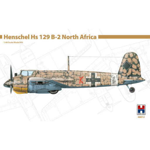 H2K48012 Henschel Hs 129 B-2 North Africa!