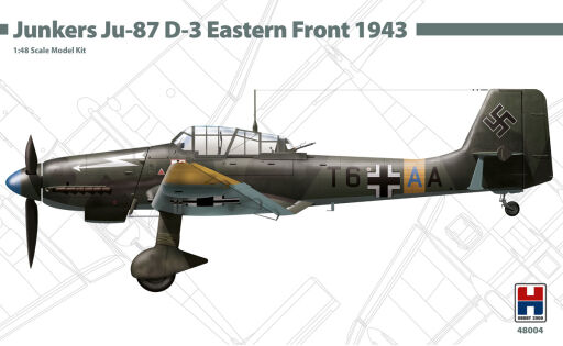 H2K48004 Junkers Ju-87 D-3 Eastern Front 1943 ( ex HASEGAWA + Cartograf )