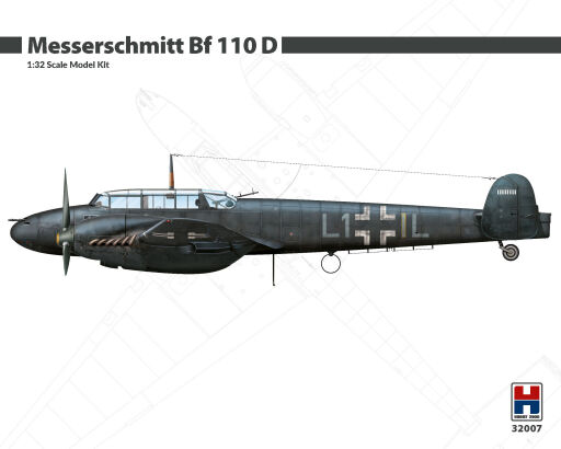 H2K32007 Messerschmitt Bf 110 D.
