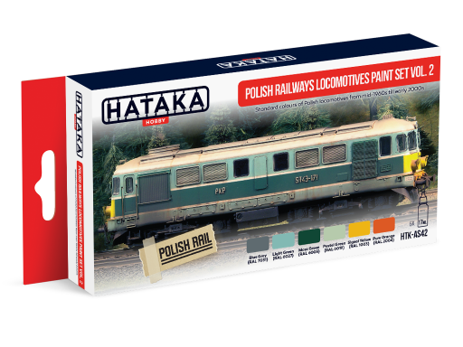 HTK-AS42 Polish Railways locomotives paint set vol. 2, set of 6