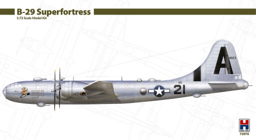 H2K72070 - B-29 Superfortress  - ACADEMY + CARTOGRAF + MASKs