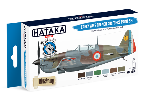 HTK-BS16 Early WW2 French Air Force paint set BLUE LINE farby modelarskie